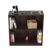 Inval Bookcase 31.5 in. H 2-shelf in Espresso BE-3104